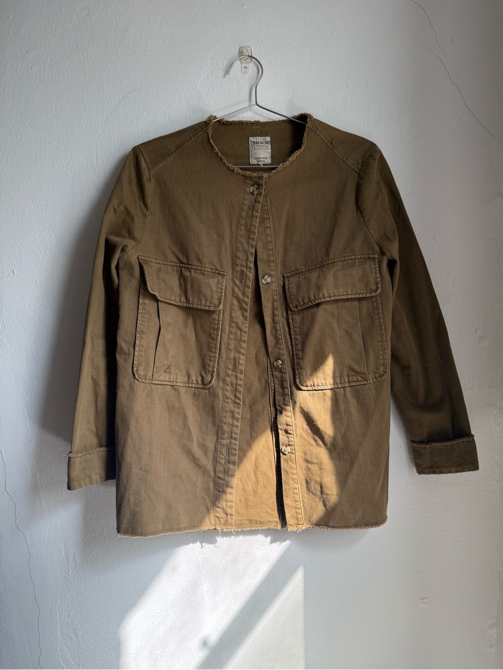 Zara Military Field Jacket in Olive
